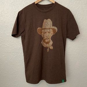 Wild Tribute 4 the Parks Mens Short Sleeve Crew Neck T Shirt Brown Size Medium